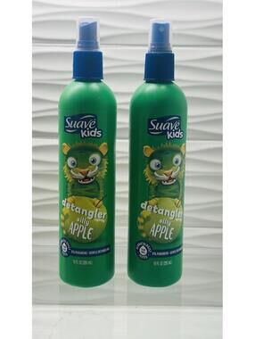 Suave Kids Silly Apple Hair Detangler Spray 10 oz – 2 Pack Tear Free